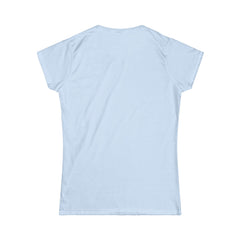 Eco-Friendly Women's Softstyle Tee - Cute Earth Design, Sustainable Fashion, Nature Lover Gift, Earth Day Celebration, Everyday Wear