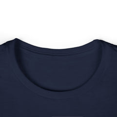 Eco-Friendly Women's Softstyle Tee - Cute Earth Design, Sustainable Fashion, Nature Lover Gift, Earth Day Celebration, Everyday Wear