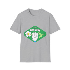 Think Green Unisex Softstyle T-Shirt | Eco-Friendly Apparel, Casual Wear, Nature Lover Gift, Sustainable Fashion, Earth Day Tee