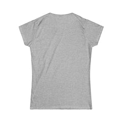 Eco-Friendly Women's Softstyle Tee - Cute Earth Design, Sustainable Fashion, Nature Lover Gift, Earth Day Celebration, Everyday Wear
