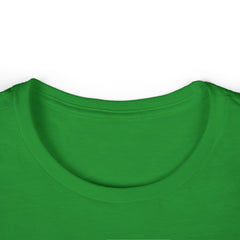 Eco-Friendly Women's Softstyle Tee - Cute Earth Design, Sustainable Fashion, Nature Lover Gift, Earth Day Celebration, Everyday Wear