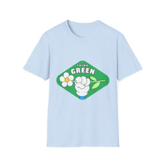 Think Green Unisex Softstyle T-Shirt | Eco-Friendly Apparel, Casual Wear, Nature Lover Gift, Sustainable Fashion, Earth Day Tee