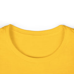 Eco-Friendly Women's Softstyle Tee - Cute Earth Design, Sustainable Fashion, Nature Lover Gift, Earth Day Celebration, Everyday Wear