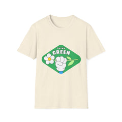 Think Green Unisex Softstyle T-Shirt | Eco-Friendly Apparel, Casual Wear, Nature Lover Gift, Sustainable Fashion, Earth Day Tee