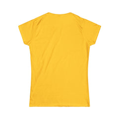 Eco-Friendly Women's Softstyle Tee - Cute Earth Design, Sustainable Fashion, Nature Lover Gift, Earth Day Celebration, Everyday Wear
